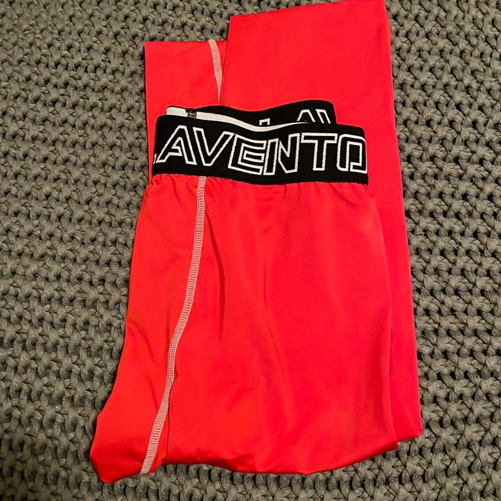 MENS RED LAVENTO RUNNING TIGHTS